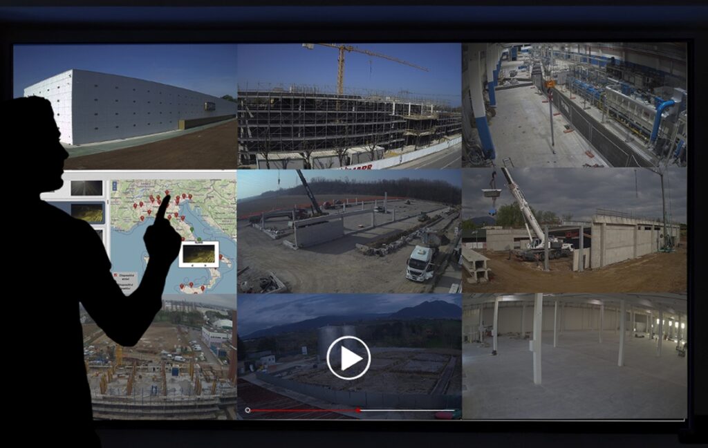 Plateforme de surveillance à distance des chantiers