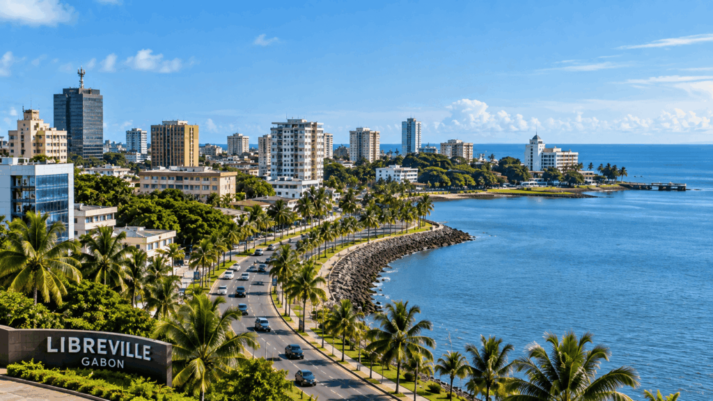 Gabon cityscape Libreville, Gabon